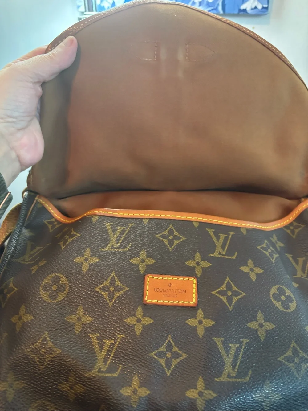 Authentic Vintage Louis Vuitton Monogram Saumur 30 Crossbody Bag-AS IS